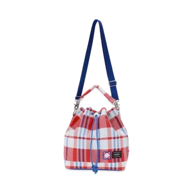 PORTER x CLOT Drawstring Bag "Red"