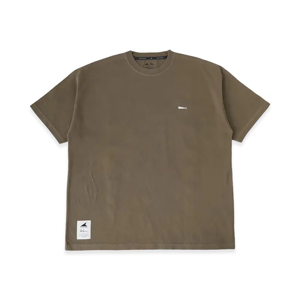 Ron Herman x DESCENDANT Pigment Dyed Cachorro Tee "Brown"