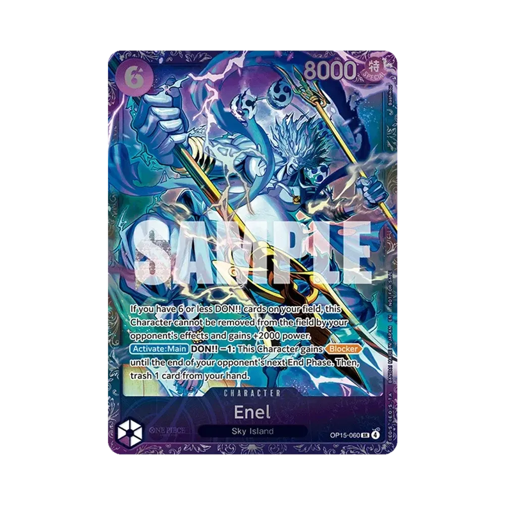 エネル SR :上位記念品 [OP15-060](プロモーションカード「フラッグ