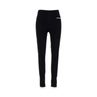 Jil Sander Women's Logo Print Leggings "Black"