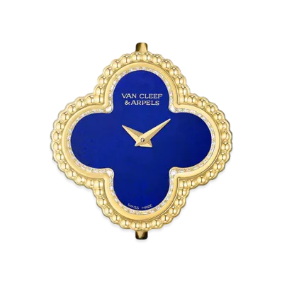Van Cleef & Arpels Sweet Alhambra watch "18K Yellow gold/Diamond/Lapis lazuli"