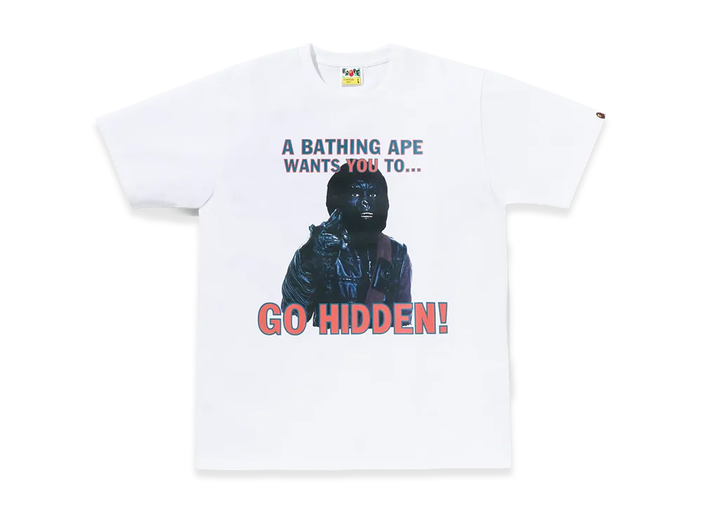 A BATHING APE x HIDDEN Go Hidden Tee "White"