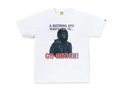 A BATHING APE x HIDDEN Go Hidden Tee "White"