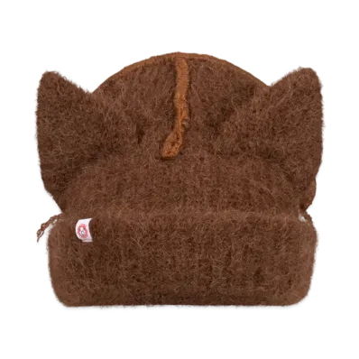 Charles Jeffrey Loverboy Alpaca Chunky Ears Beanie "Brown"