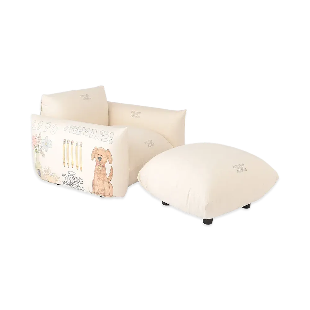 everyone x arflex loves MARENCO Ottoman Cover "Ivory"