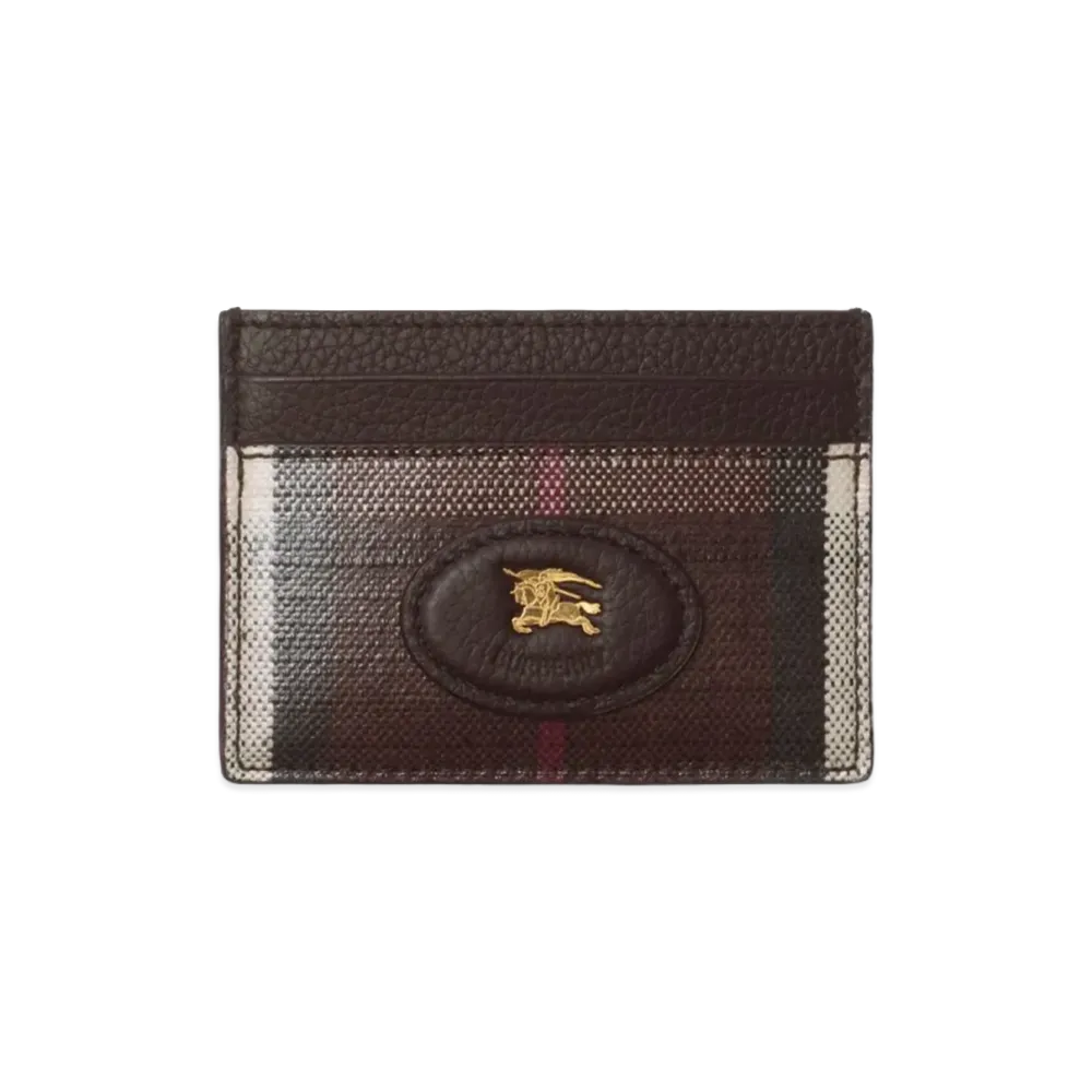 Burberry Women's Highland Card Case "Mahogany Red"