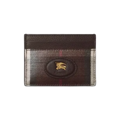 Burberry Women's Highland Card Case "Mahogany Red"