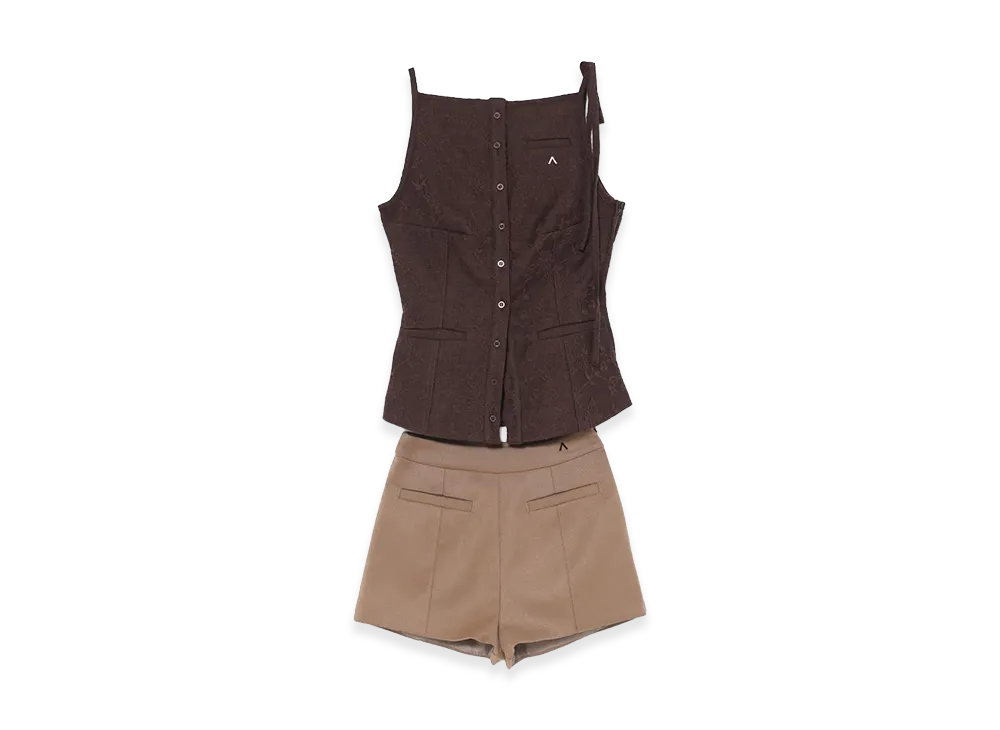 ANDMARY Women's Olivia Pants Set Up "Brown"