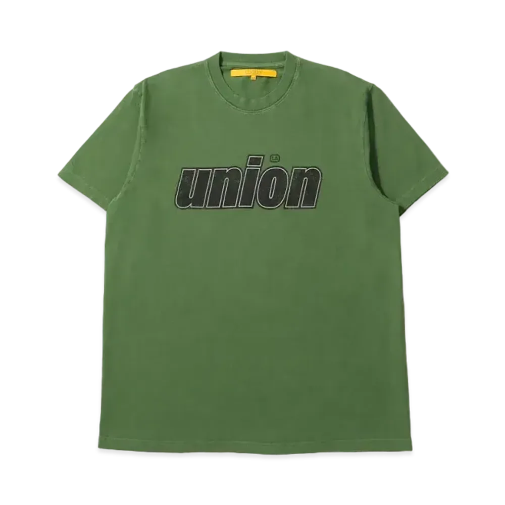 UNION Italic S/S Tee "Olive"