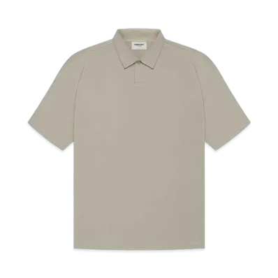 FEAR OF GOD ESSENTIALS Short Sleeve Polo "Moss"