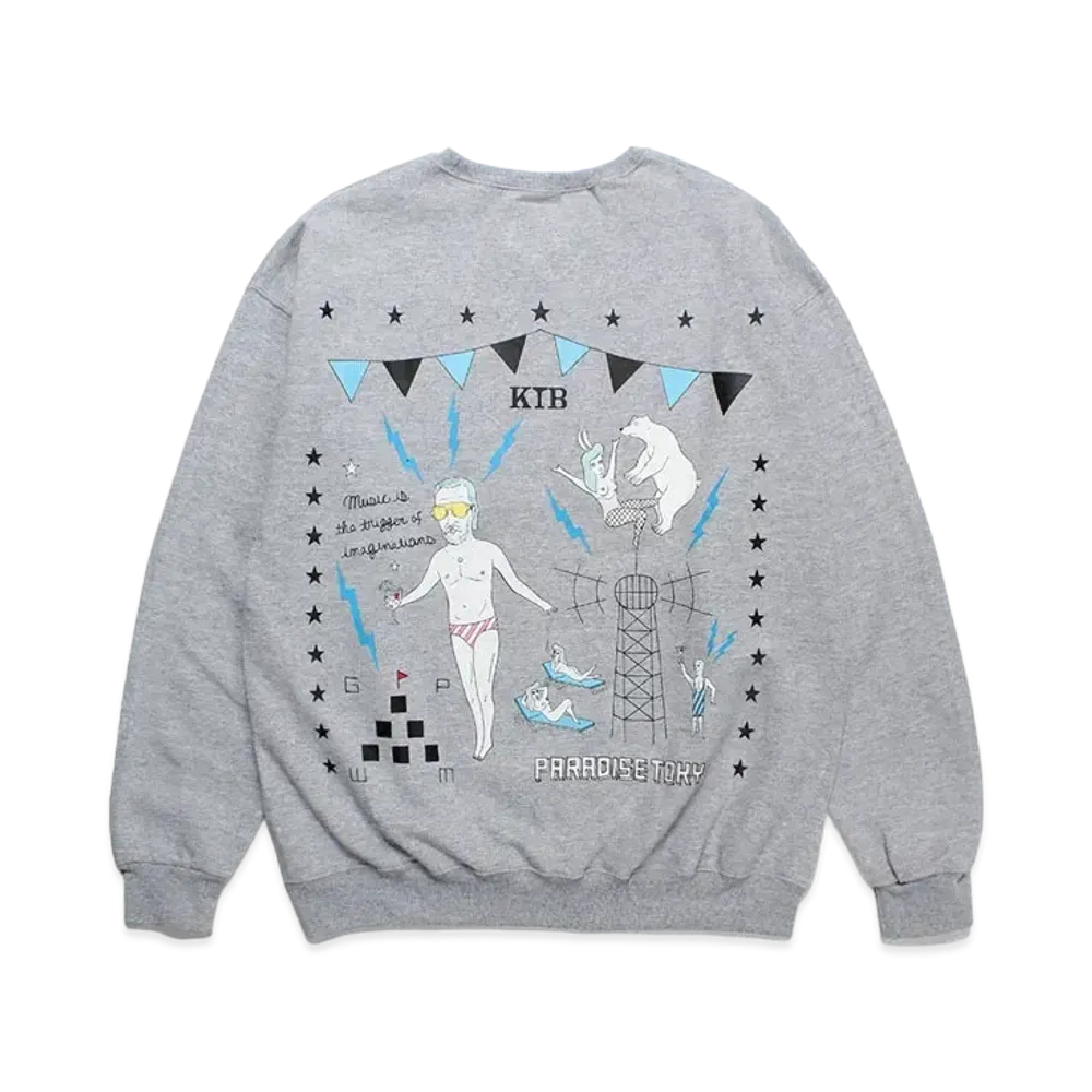 WACKO MARIA World Peace Project Sweat Shirt "Gray"