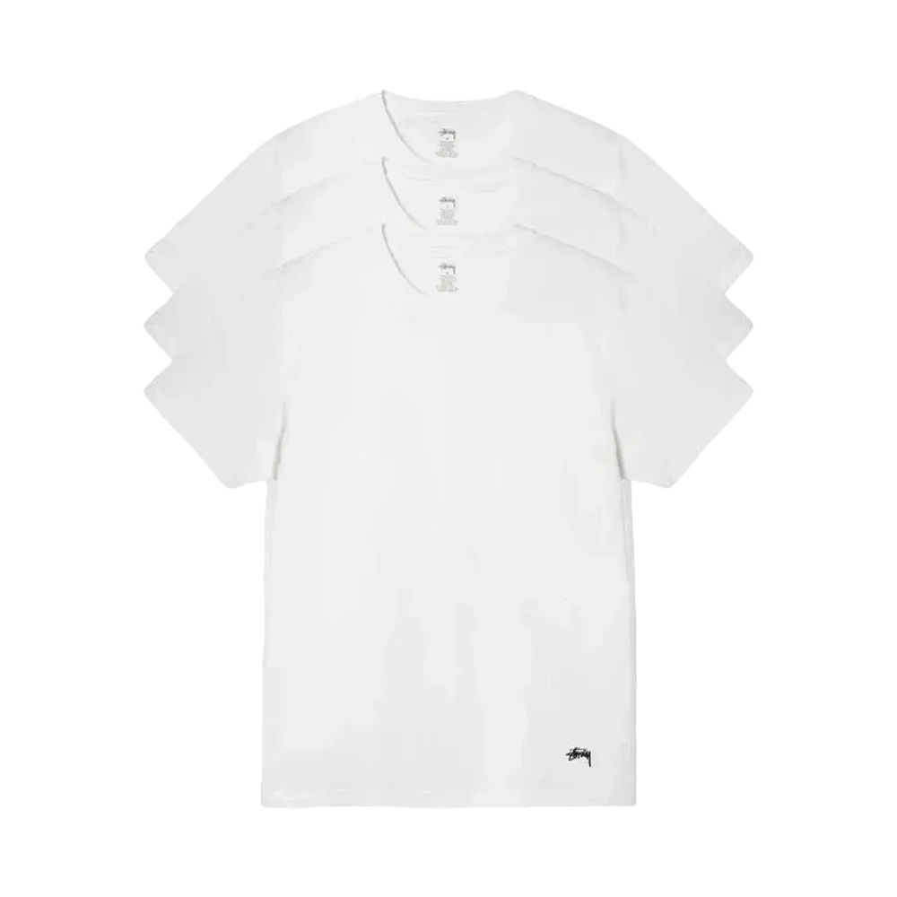 Stussy Undershirts 3 Pack "White"