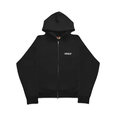 SWAGGER SWAGGER BACK LOGO HOODIE "BLACK"