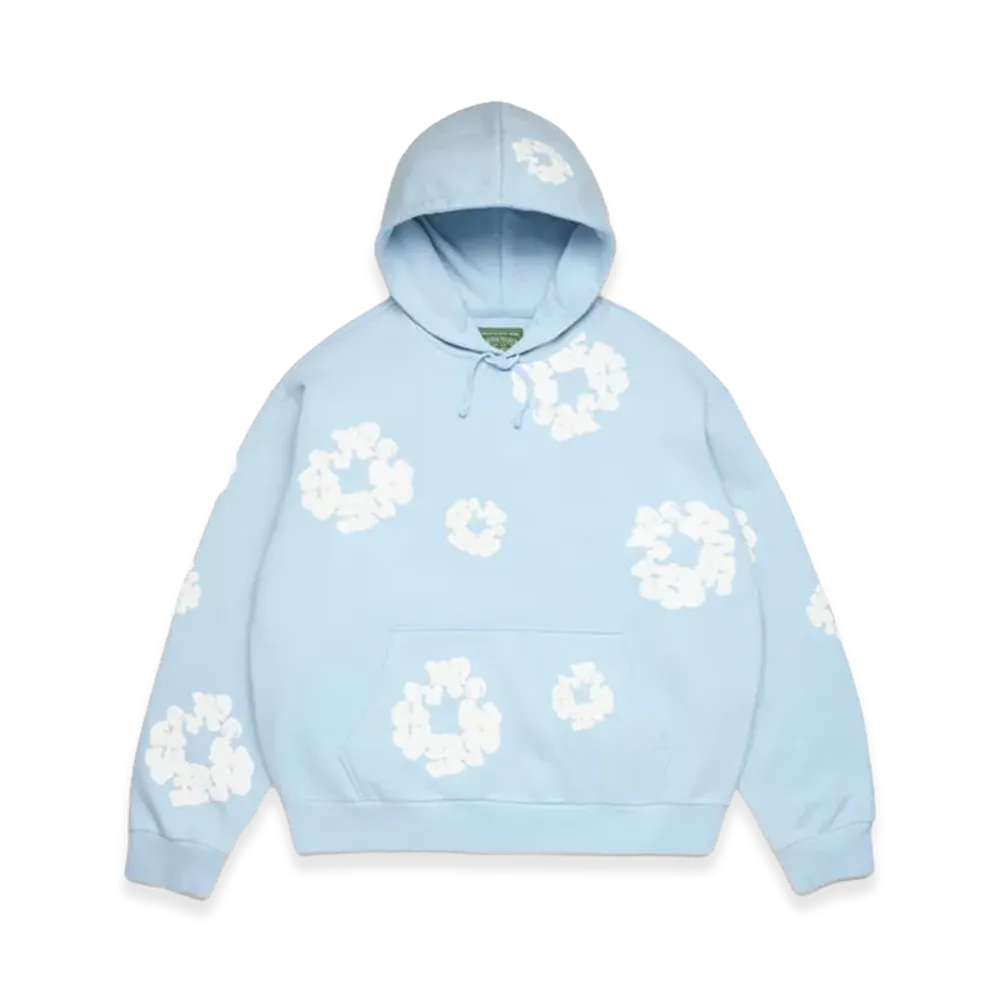 DENIM TEARS Cotton Wreath Hoodie "Powder Blue"