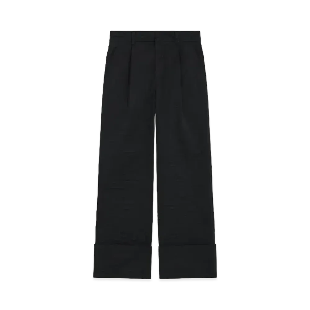 WE11DONE Wide Roll-up Pants "Black"
