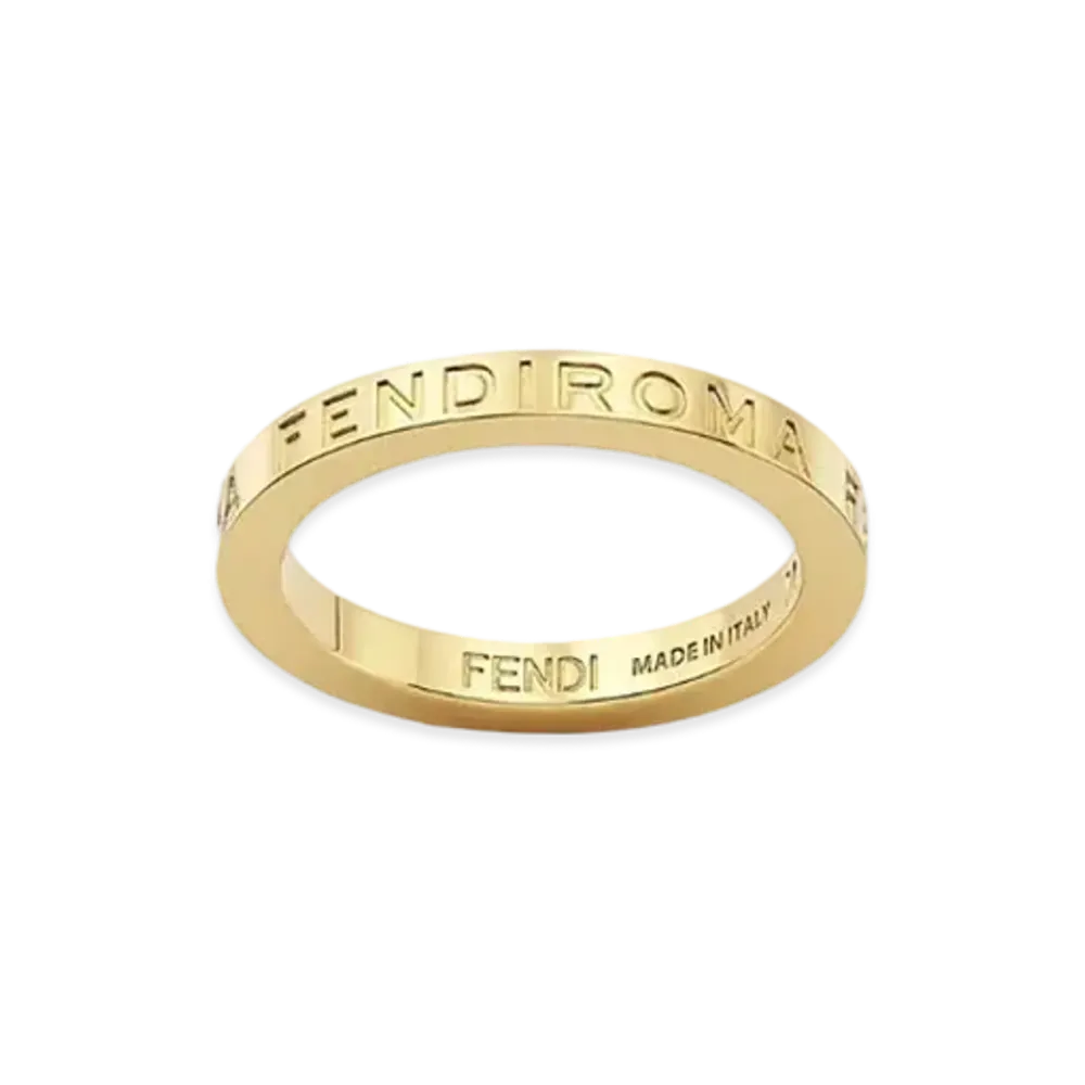 FENDI Signature Ring "Gold"