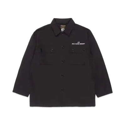 WACKO MARIA Jean-Michel Basquiat / Army Shirt "Black"