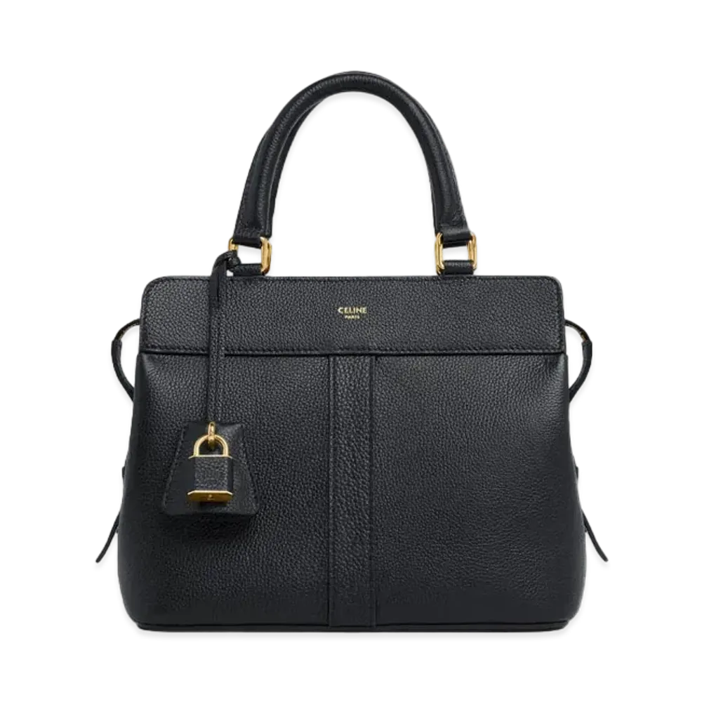 CELINE Small Cabas de France in Grained Calfskin "Black"