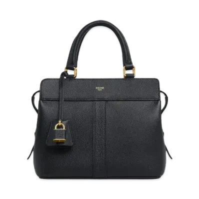CELINE Small Cabas de France in Grained Calfskin "Black"