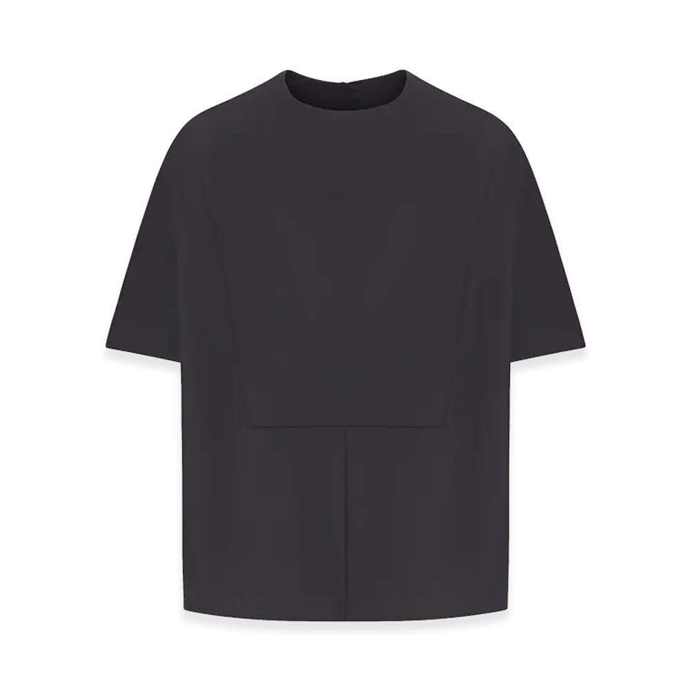 Jil Sander Women's Crew Neck T-Shirt In Lightweight Cotton "Black"