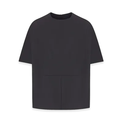 Jil Sander Women's Crew Neck T-Shirt In Lightweight Cotton "Black"