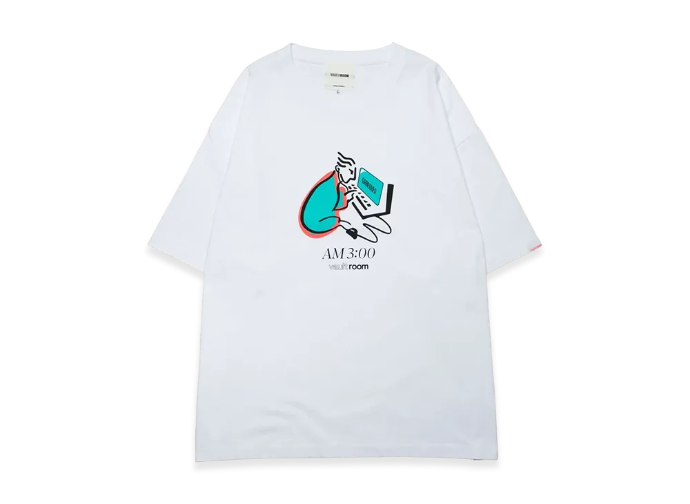 VAULTROOM AM3:00 Tee "White"