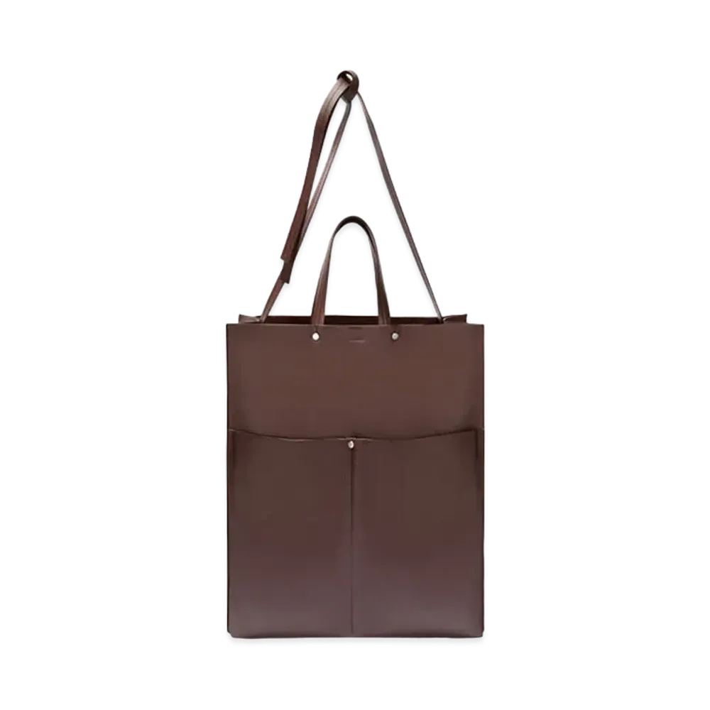 Jil Sander Pocket Tote "Dark Purple"