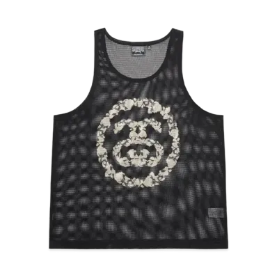 Stussy x Denim Tears Mesh Tank "Black"