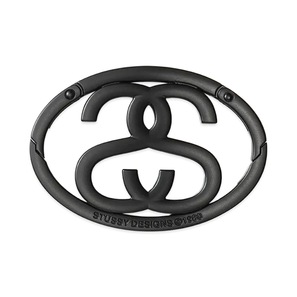【新品】Stussy SS LINK CARABINER BLACK カラビナ Stussy SS Link Carabiner 