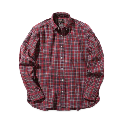 BEAMS B.D. Yarn Tartan "Red"