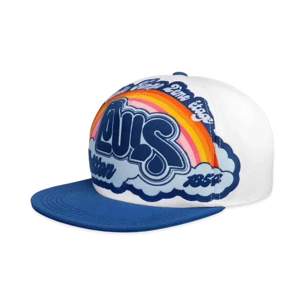 Louis Vuitton Rainbow Cap "Blue"
