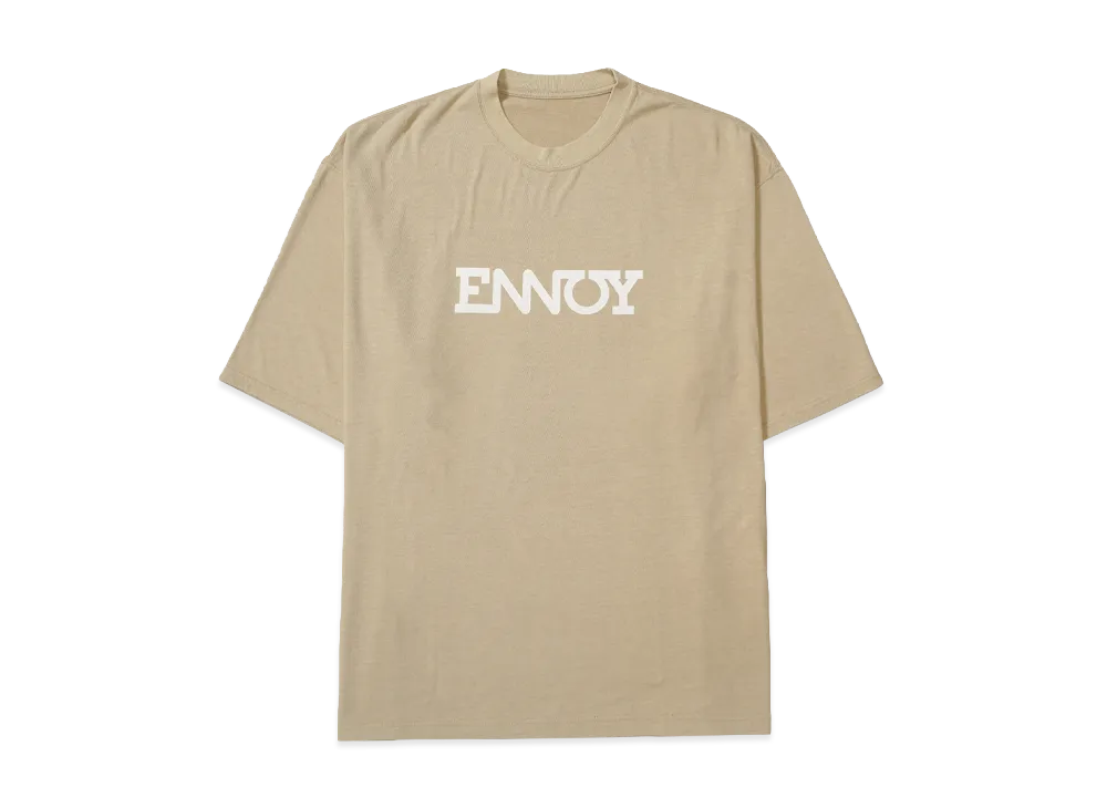 ENNOY Electric Logo Fade T-Shirt "Beige"