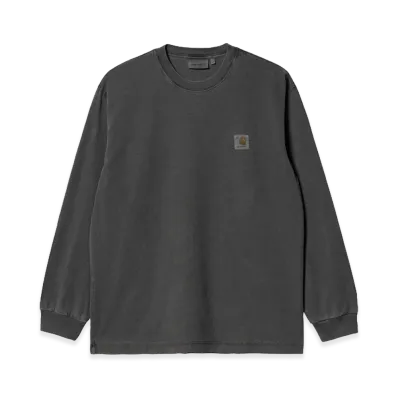 Carhartt WIP L/S Vista T-Shirt "Black/Garment Dyed"