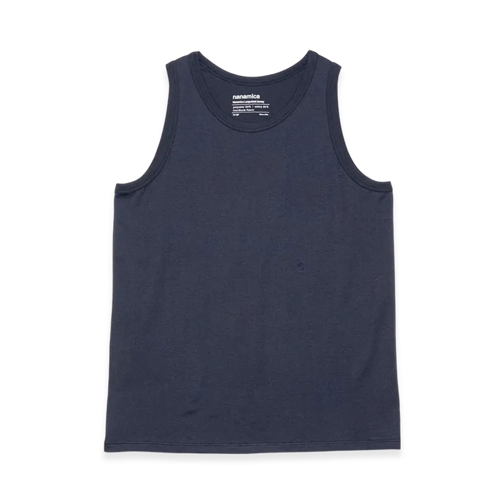 nanamica Loopwheel Coolmax Jersey Tank "Navy"