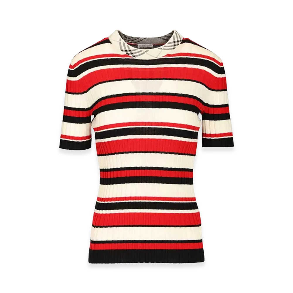 Burberry Women's Syrena Str T-Shirt "Multicolor"