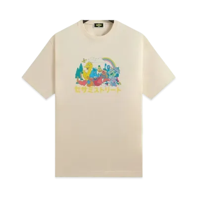 Kith x Sesame Street Camp Vintage Tee "Waffle"