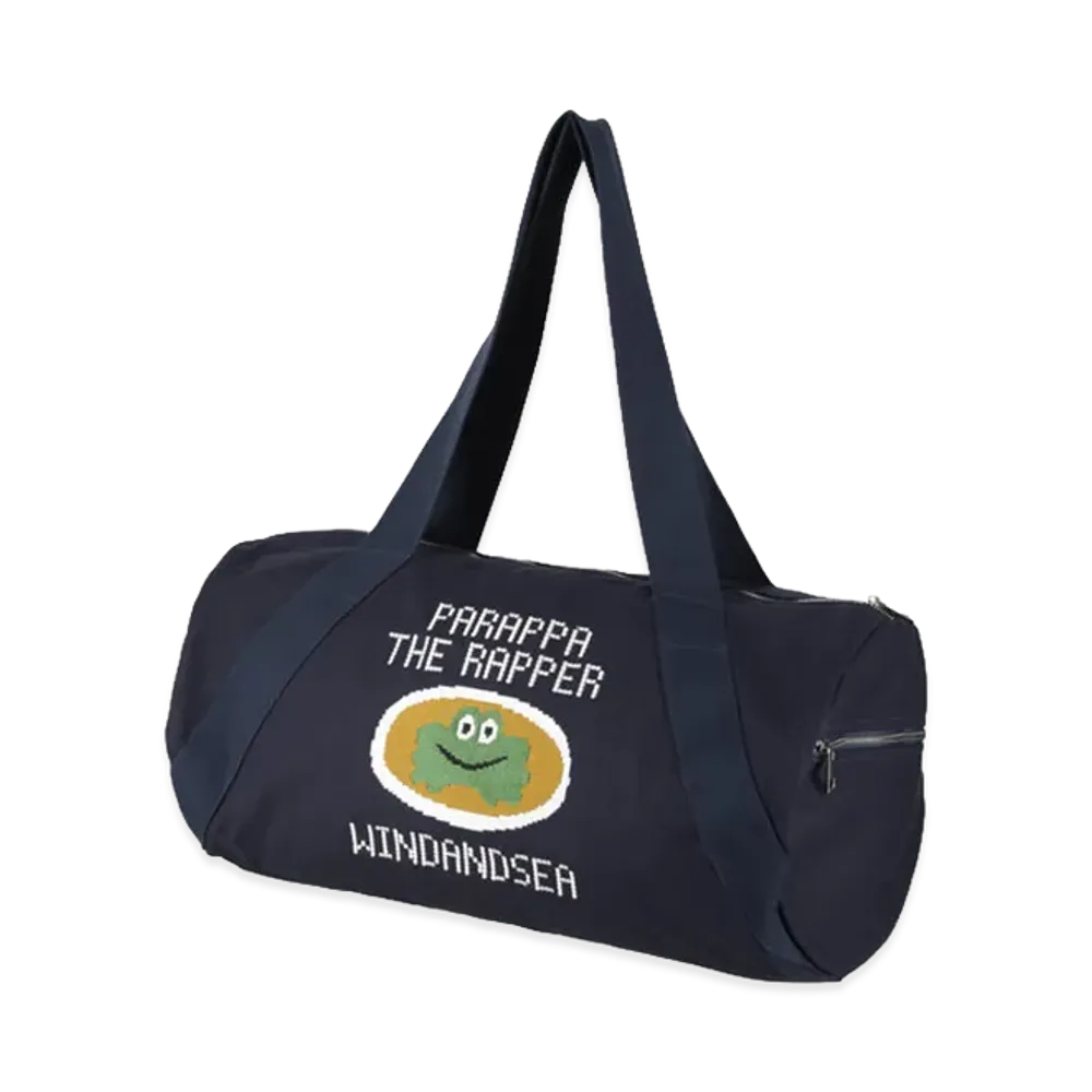 WIND AND SEA x Parappa The Rapper Gym Bag "Navy"