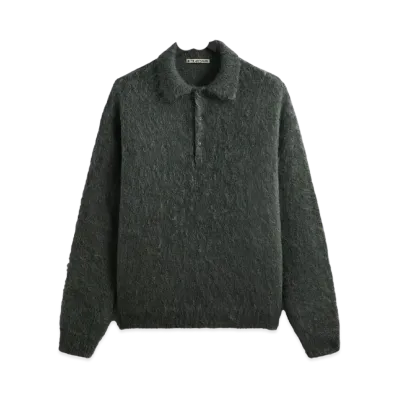 Kith 101 x Auralee Brushed Super Kid Mohair Knit Polo "Urban Chic"
