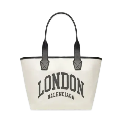 BALENCIAGA Cities Paris Jumbo Large Tote Bag "Beige"