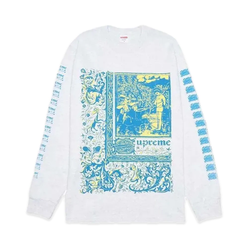 Supreme Saint Sebastian L/S Tee "Ash Grey"