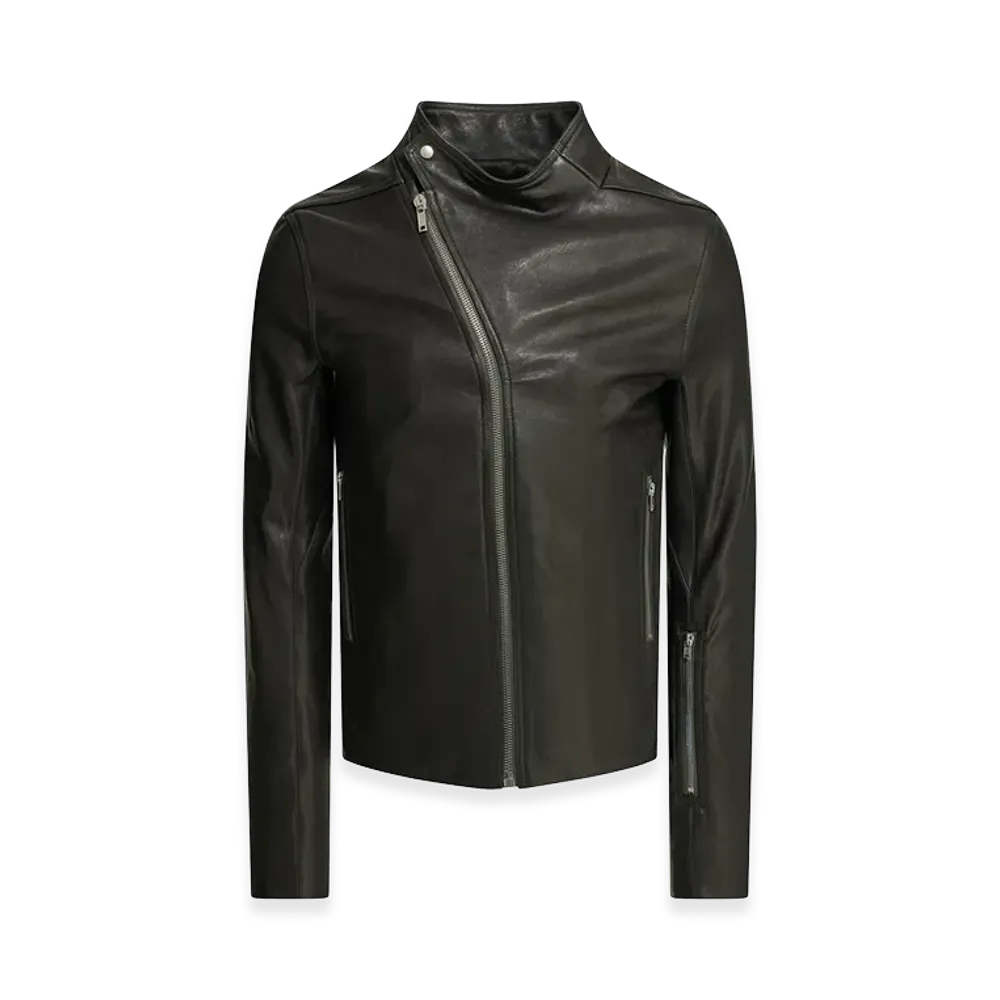 Rick Owens Release Leather Jacket "Black"