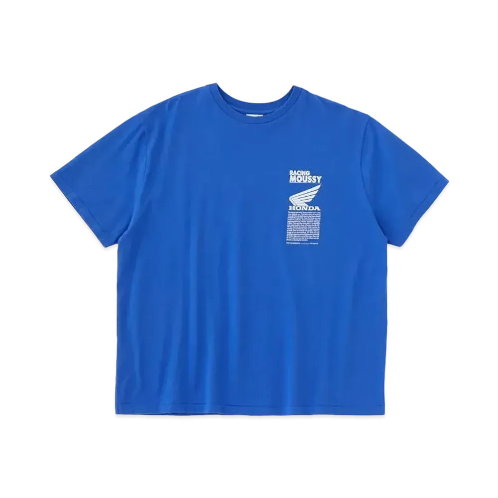 MOUSSY x HONDA Racing T-shirt "Blue"