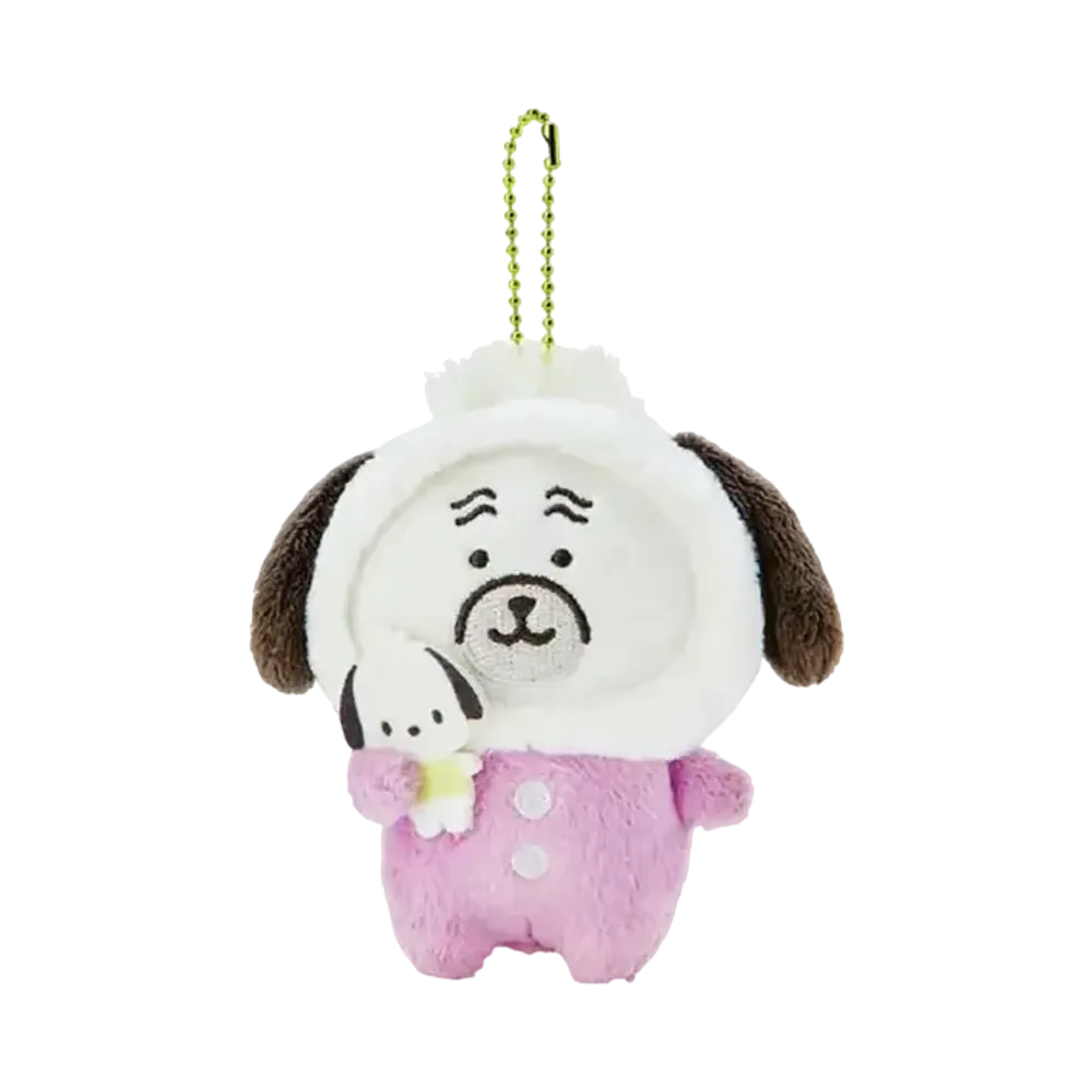 Sanrio -Chiikawa- Nagano Friends x Sanrio Characters Mascot Holder (Pug-San x Pochacco)