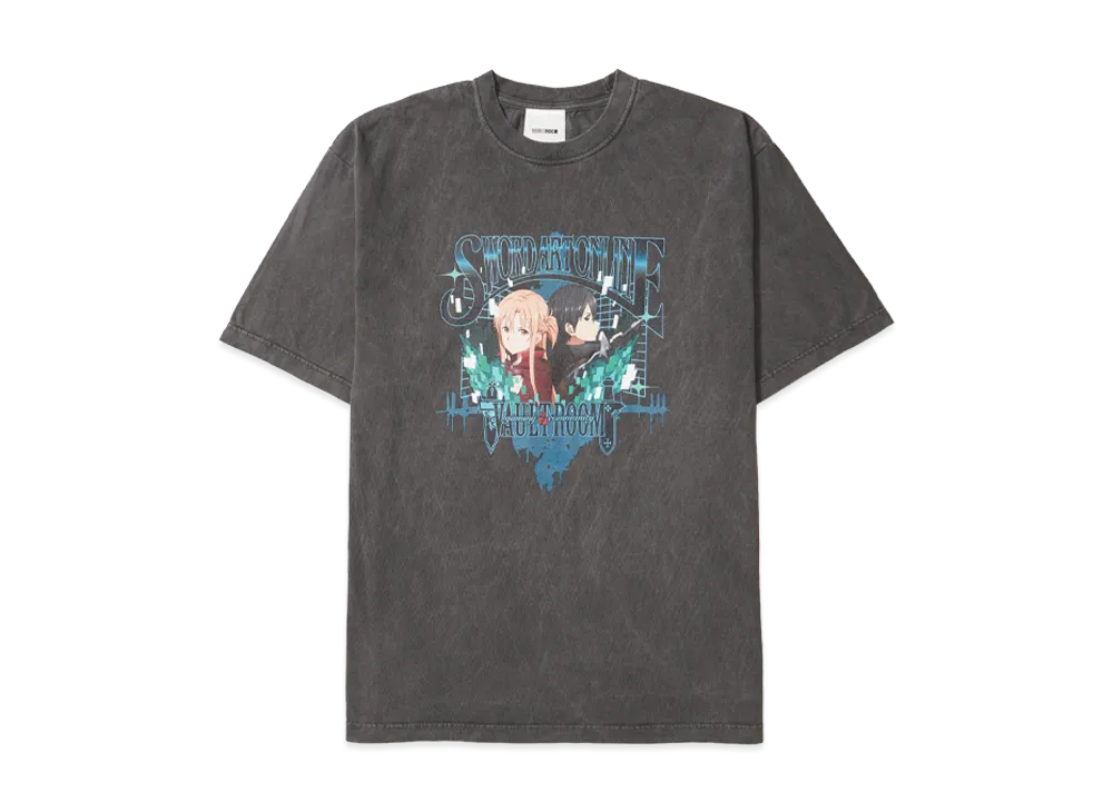 VAULTROOM x SWORD ART ONLINE Kirito & Asuna Tee "Charcoal"