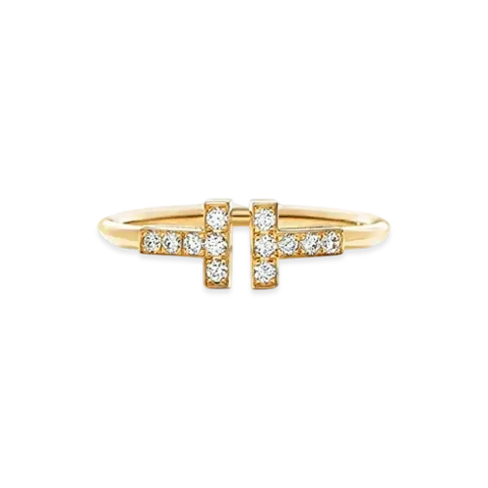 Tiffany & Co. Tiffany T Diamond Wire Ring "Yellow Gold"