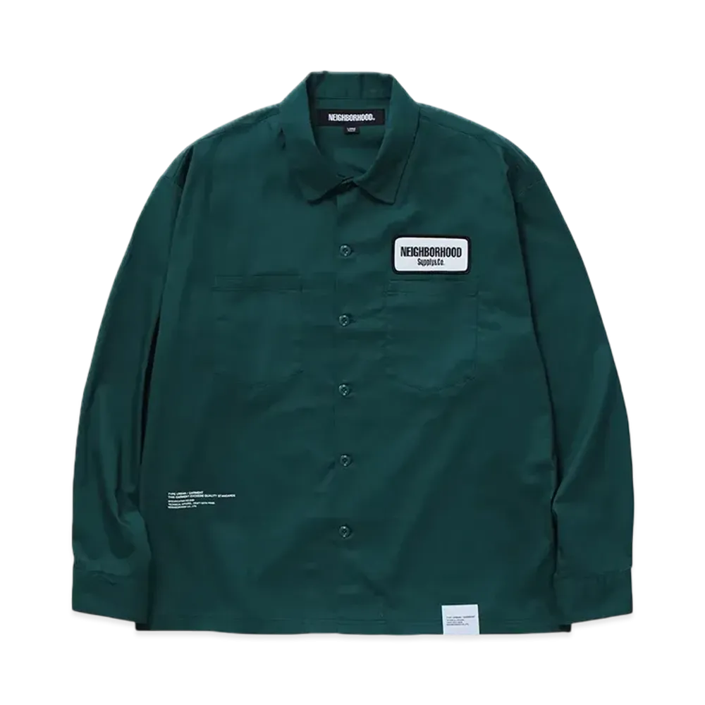 NEIGHBORHOOD Classic Work Shirt LS-2 "Green"