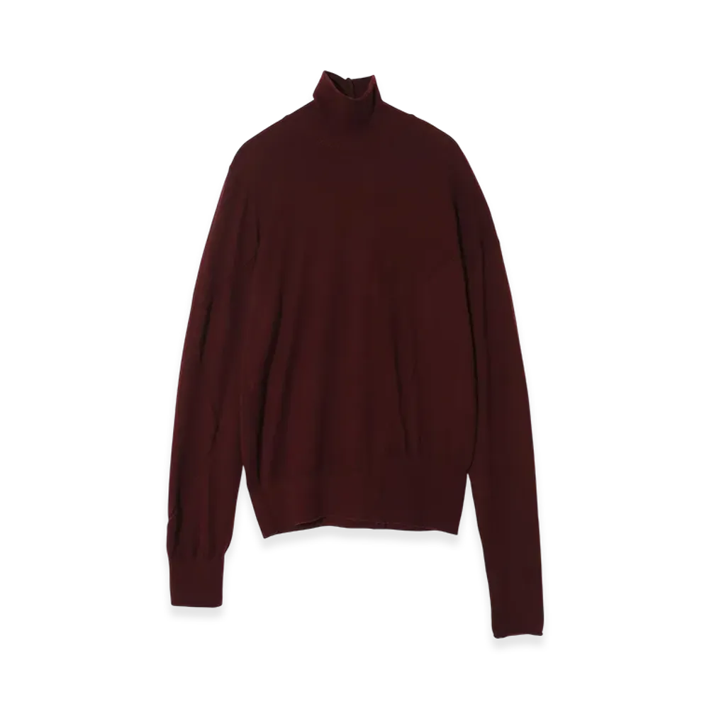 UNDERCOVER Cashmere Wool Turtleneck Knit "Bordeaux"