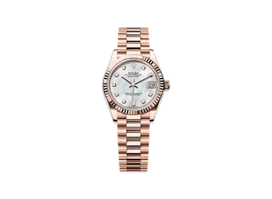 ROLEX Datejust 31mm Everose Gold 278275 "White Mother-of-Pearl"