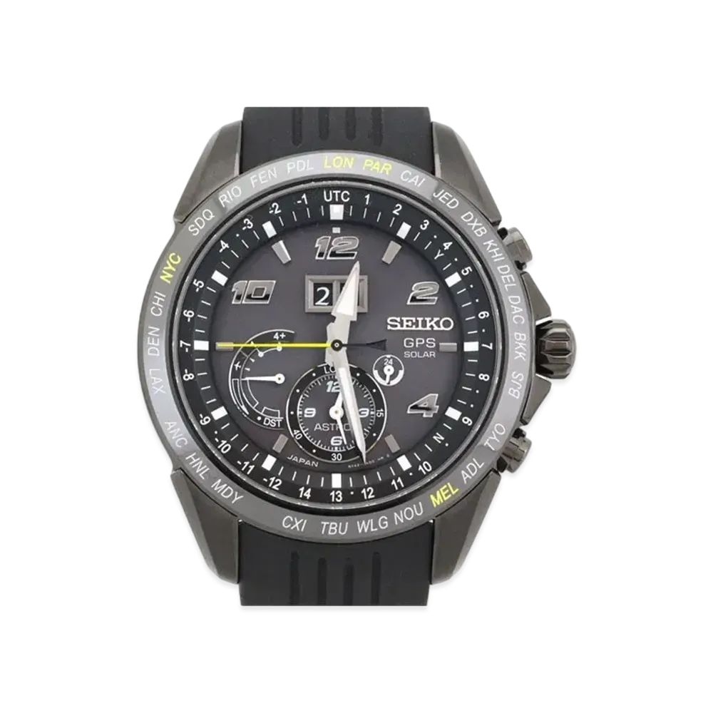 SEIKO Astron 8X Series Big Date Novak Djokovic 2017 Limited Model "Black" SBXB143