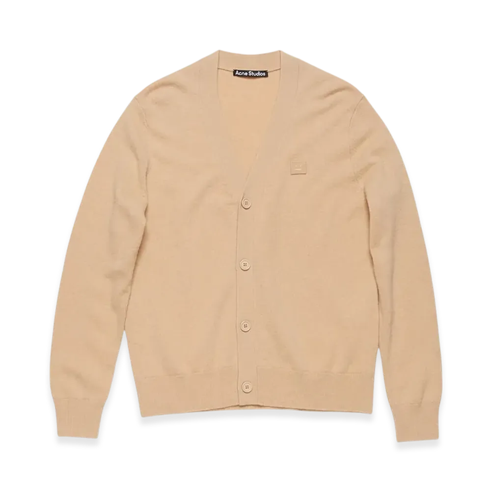 Acne Studios V-Neck Cardigan "Biscuit Beige"